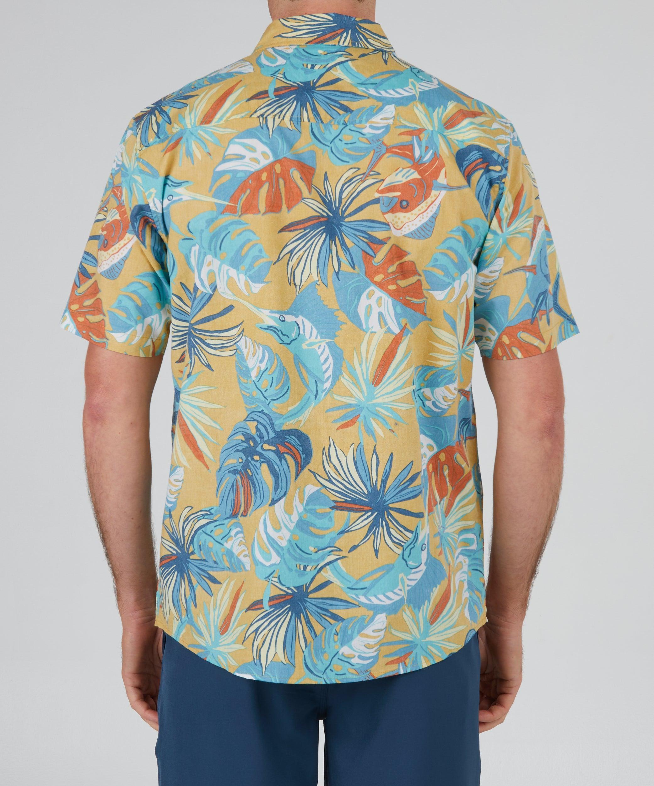 Large Kine Seaweed S/S Woven Male Product Image