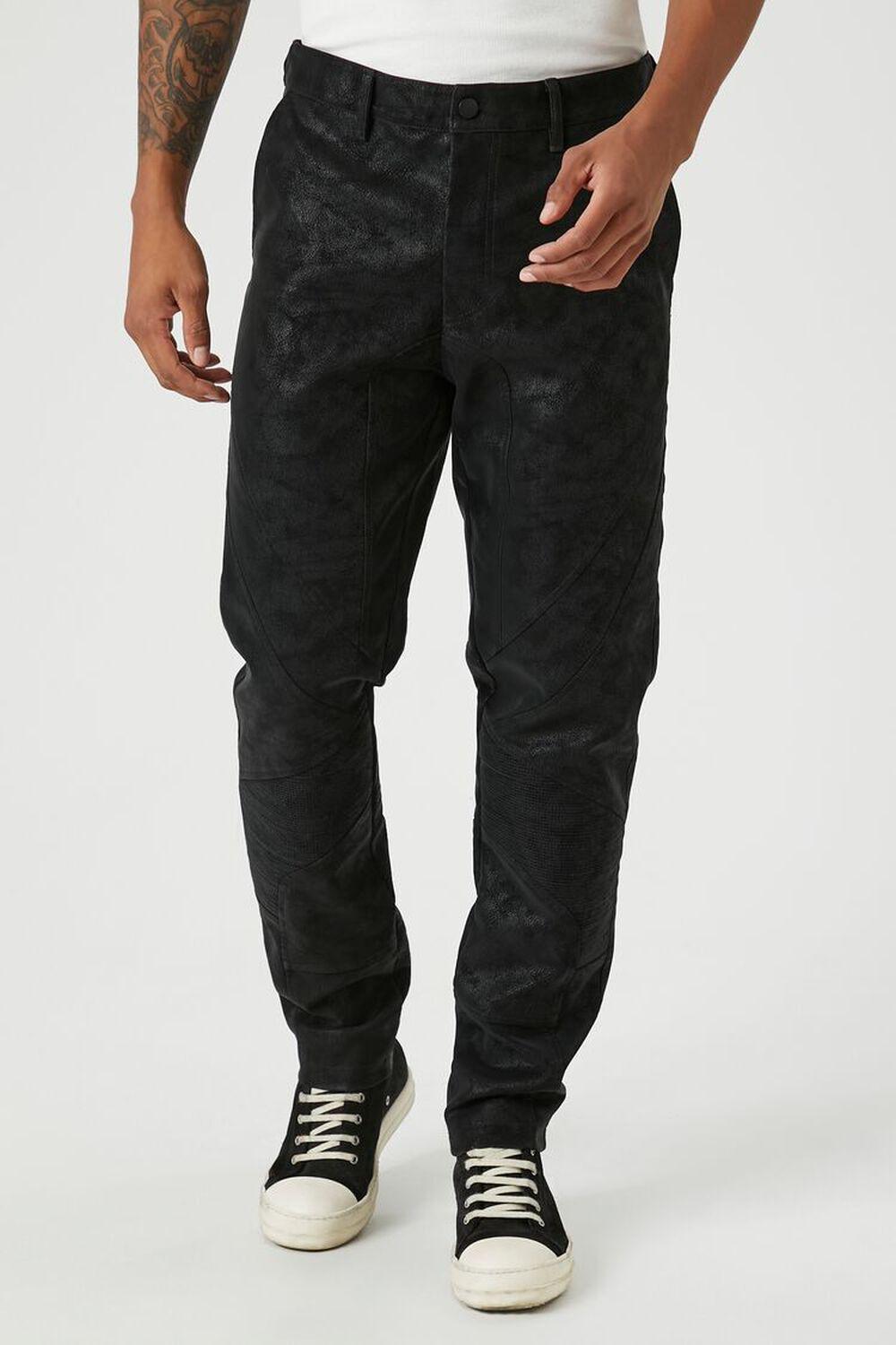 Faux Suede Slim-Fit Pants | Forever 21 Product Image