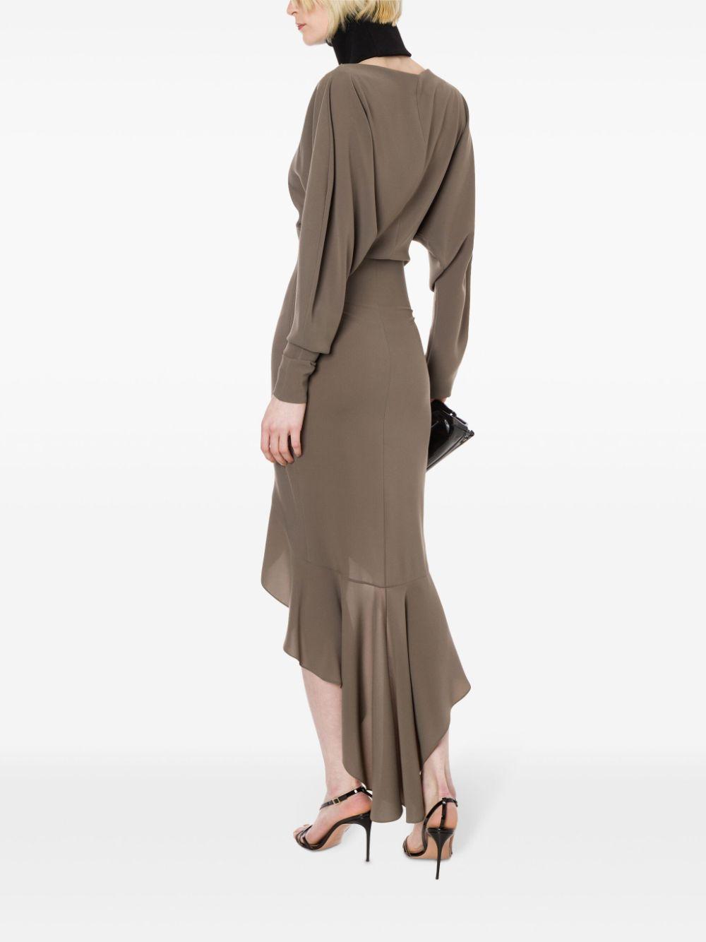 draped asymmetric dress Product Image