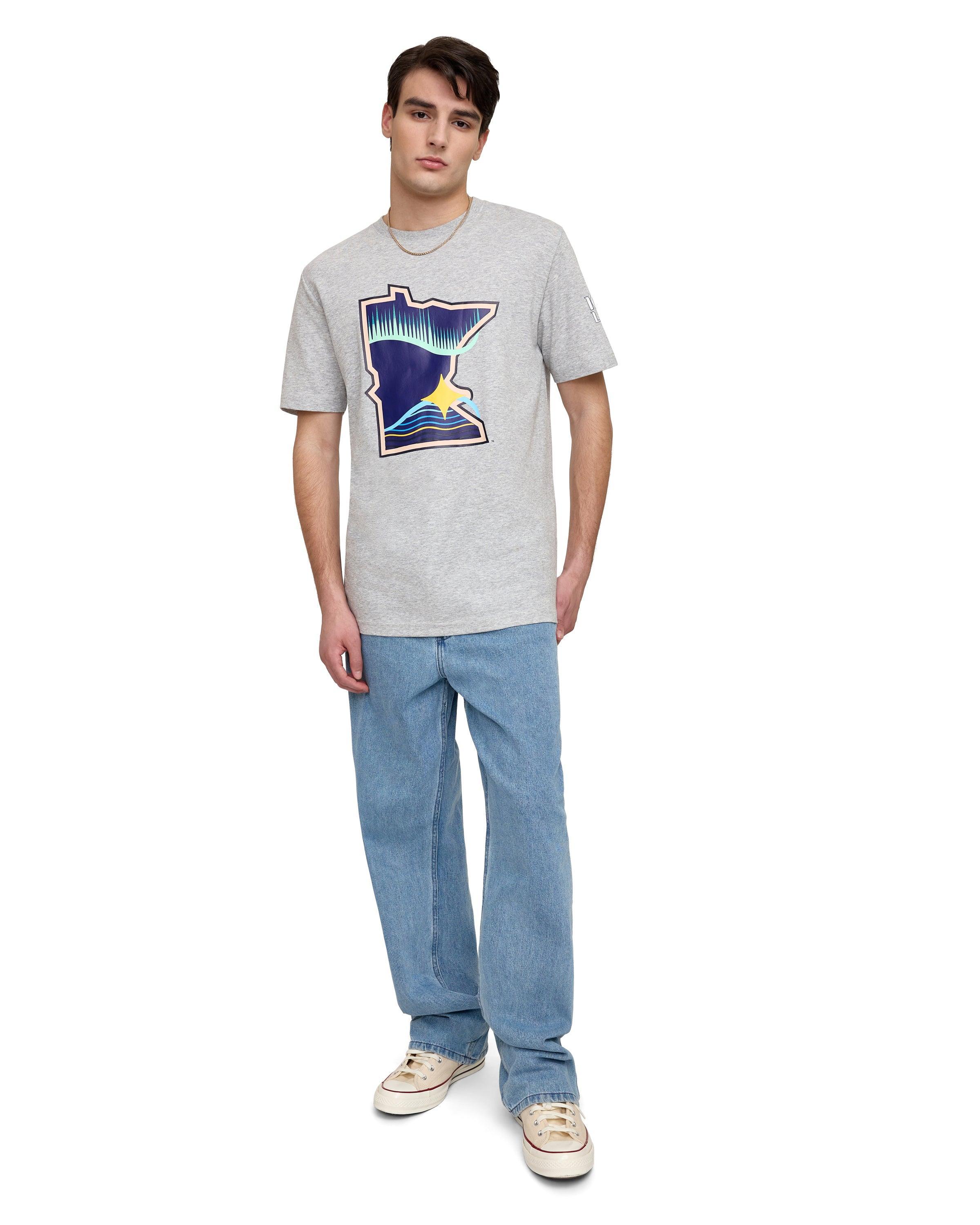 Minnesota Twins City Connect Gray T-Shirt Male Product Image