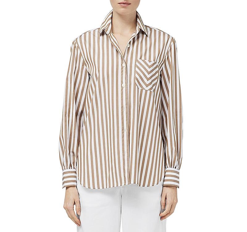 rag & bone Maxine Stripe Cotton Button-Up Shirt Product Image