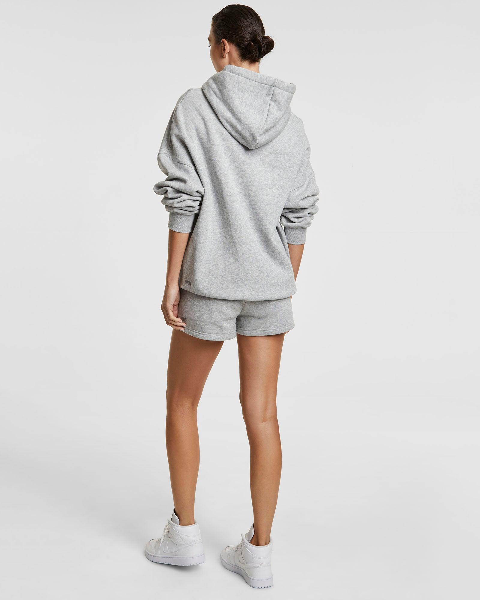 3 X 4 OH G HOODIE GREY MARL Female Product Image