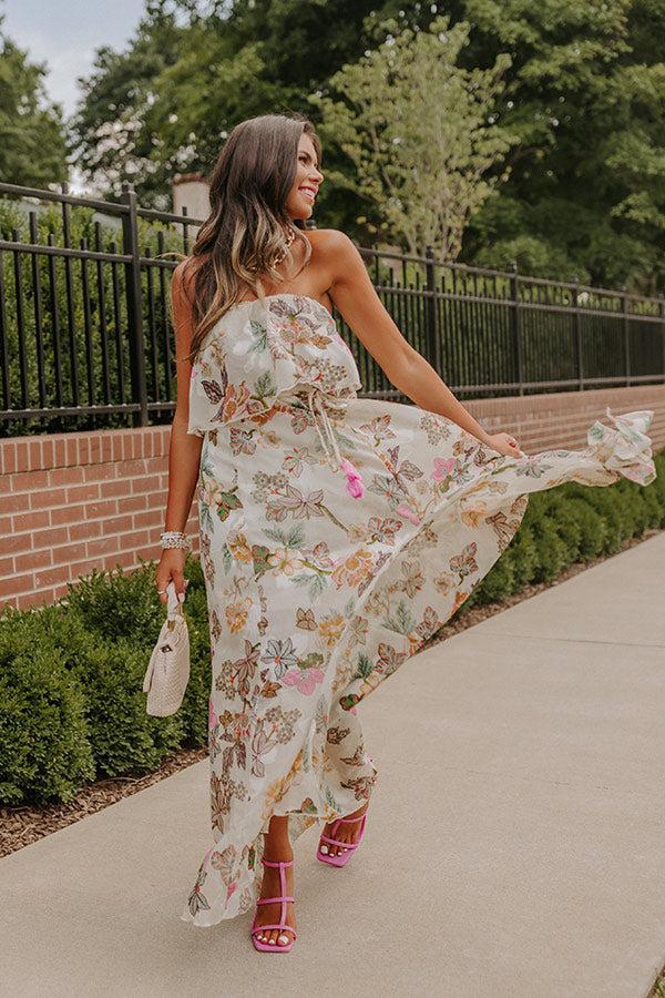 Seashells In Seychelles Floral Maxi Product Image