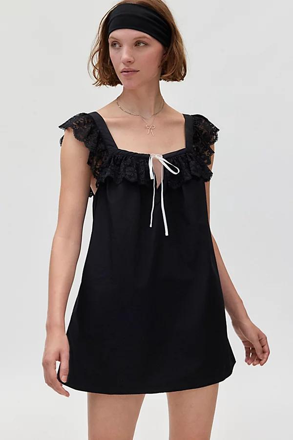 Kimchi Blue Rebecca Babydoll Mini Dress Womens at Urban Outfitters Product Image