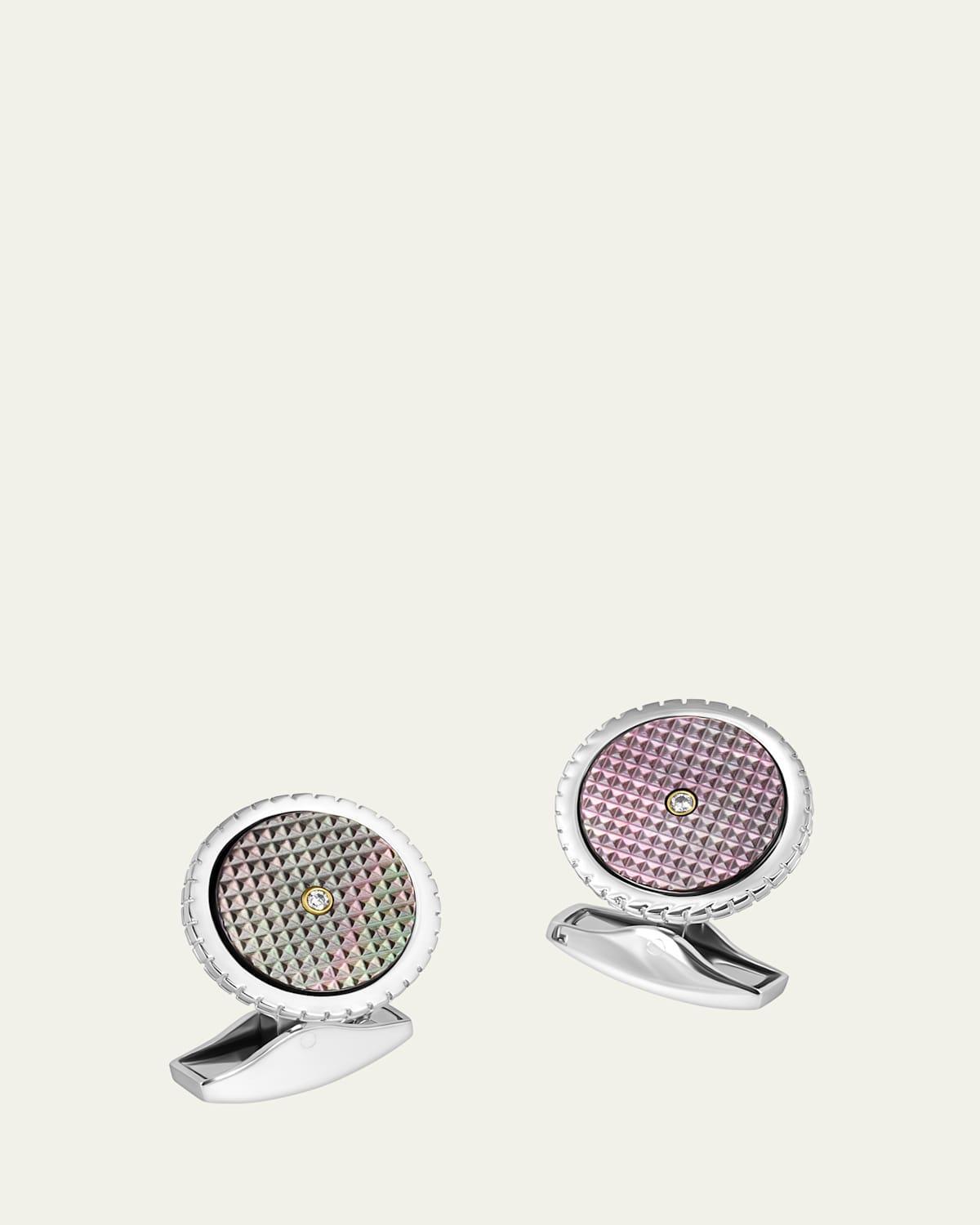 Mens Sartorial Diamond Cufflinks Product Image