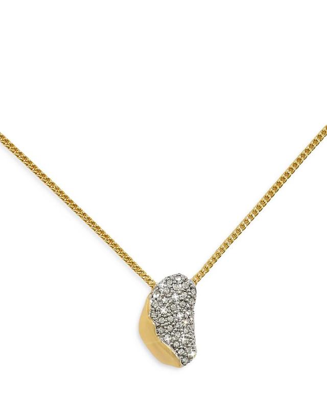 Alexis Bittar Solanales Crystal Small Pebble Necklace, 14 Product Image