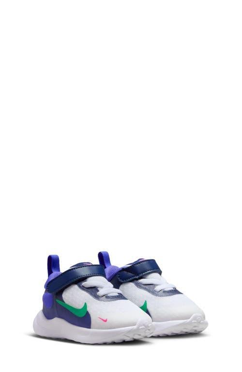 Revolution 7 Sneaker In White/green/persian Violet Product Image