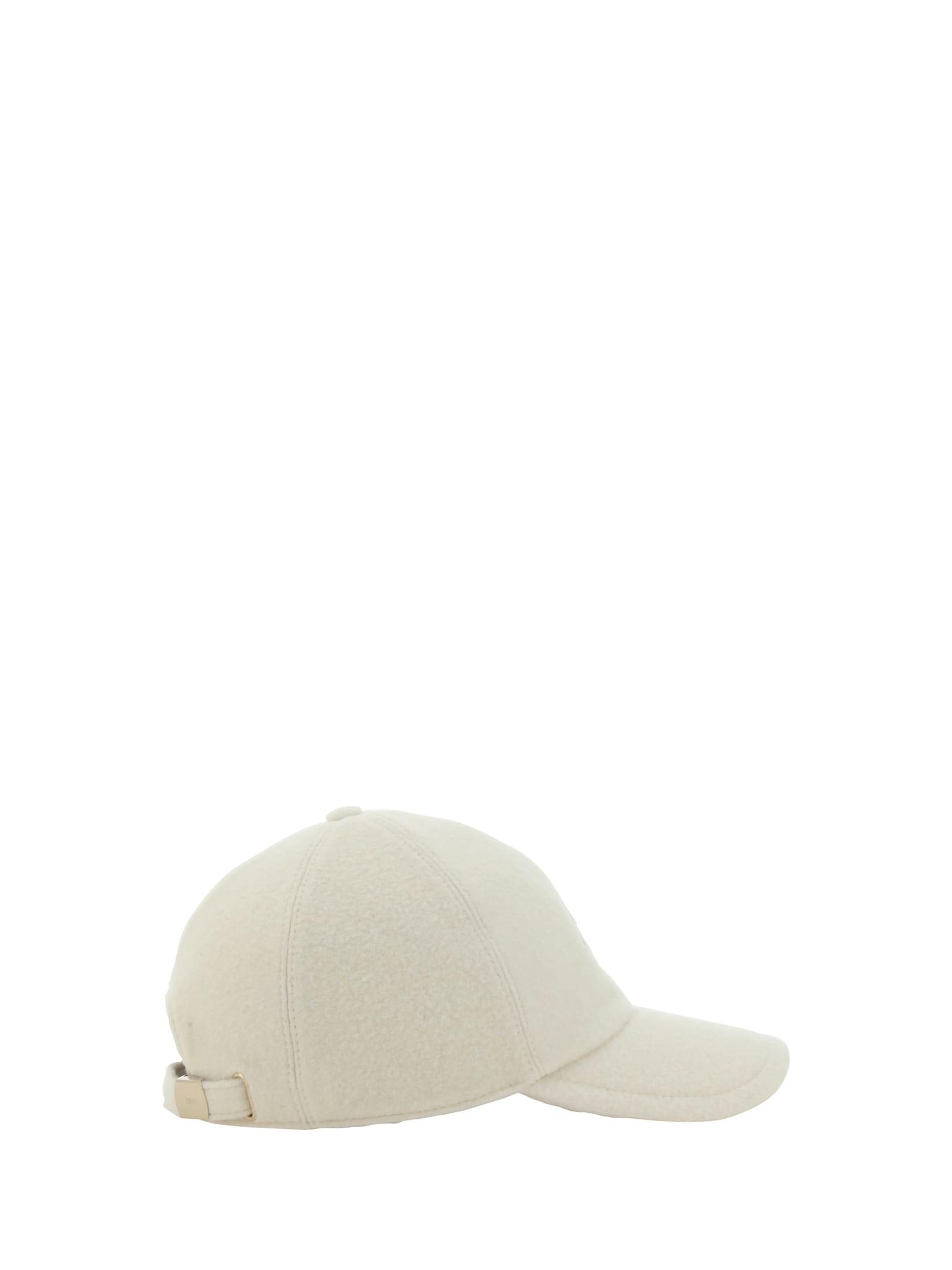 Swing Cotton Gabardine Cap In Dusty White Product Image