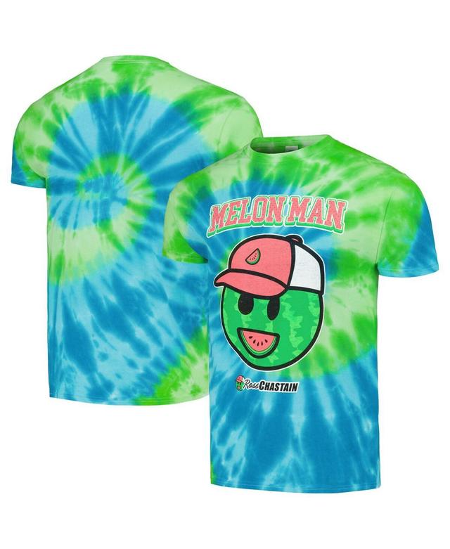 Mens Trackhouse Racing Team Collection Green Ross Chastain Melon Man Tie-Dyed T-shirt - Green Product Image