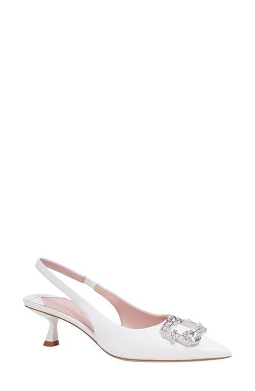 Kate Spade New York renata pointed toe kitten heel slingback pump Product Image