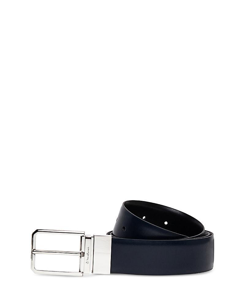 Mens Reversible Leather Dress Belt Product Image