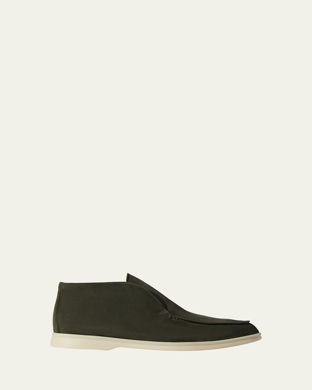 Mens Polacchino Suede Slip-On Chukka Boots Product Image