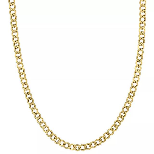 Stella Grace 14k Gold Mens Curb Chain Necklace Product Image