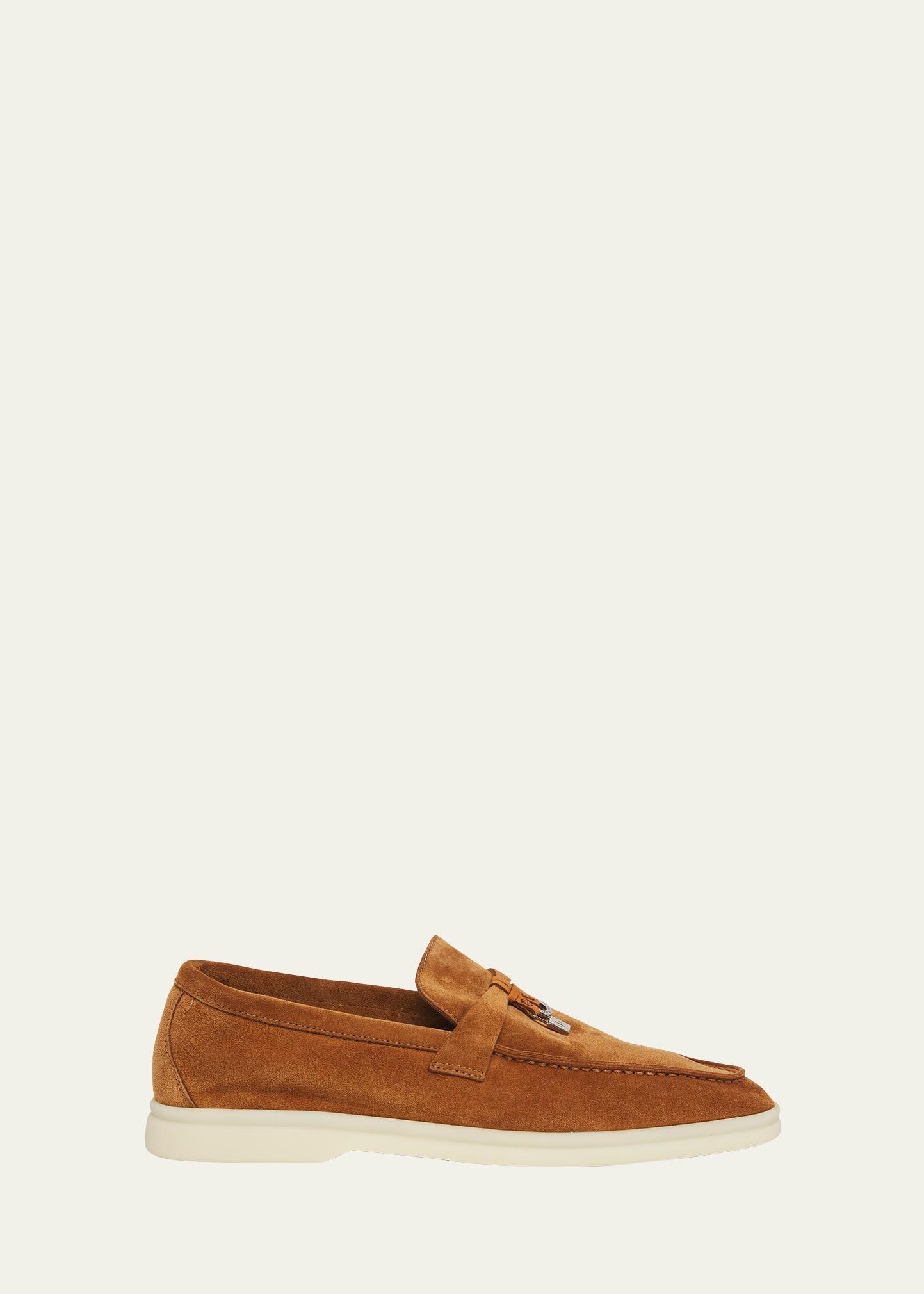 Mens COLLECTION Suede Penny Loafers Product Image