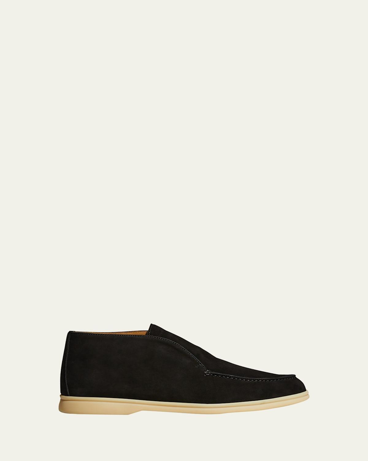 Mens Polacchino Suede Slip-On Chukka Boots Product Image