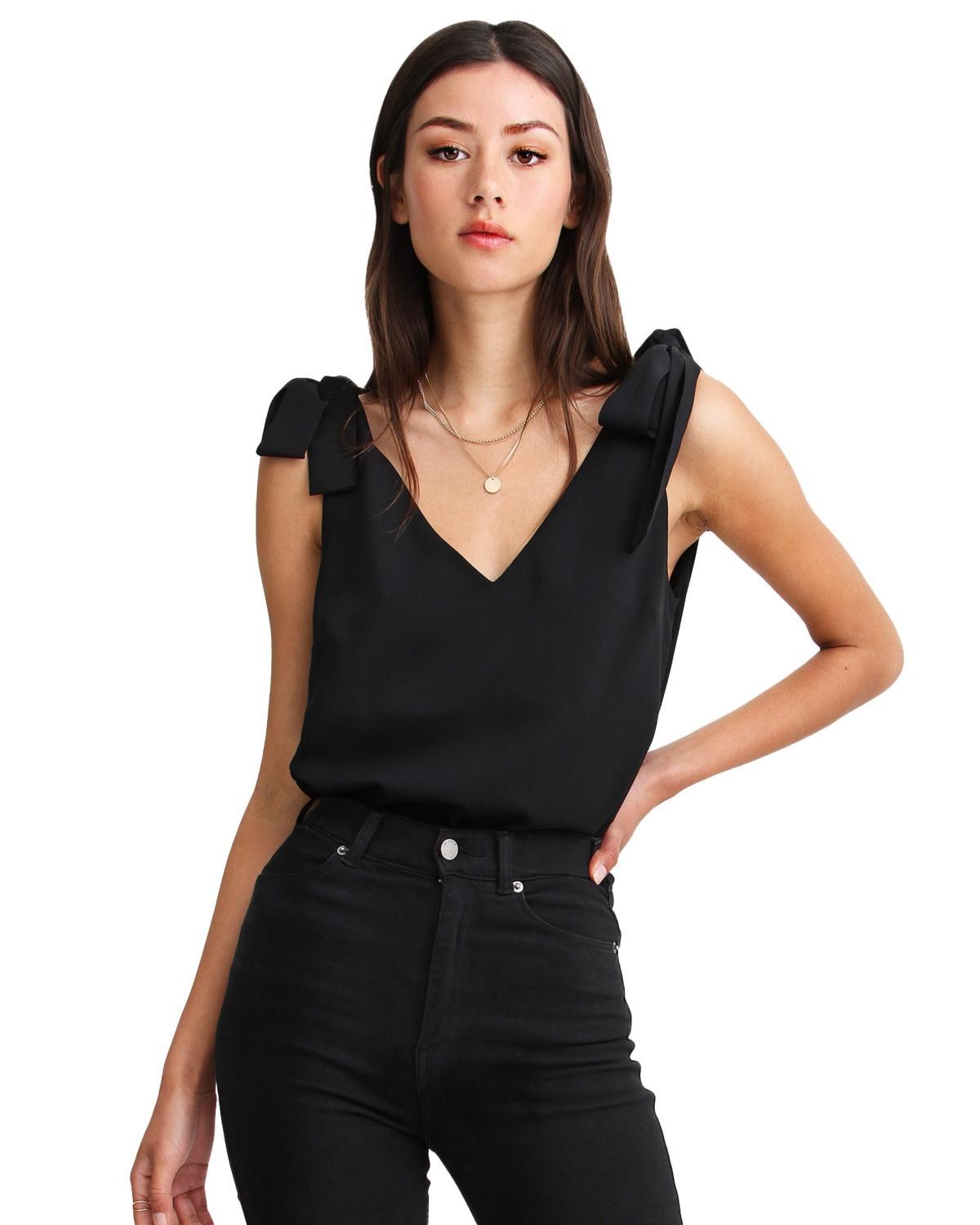 Women Belle & Bloom Feel For You V Neck Top Product Image