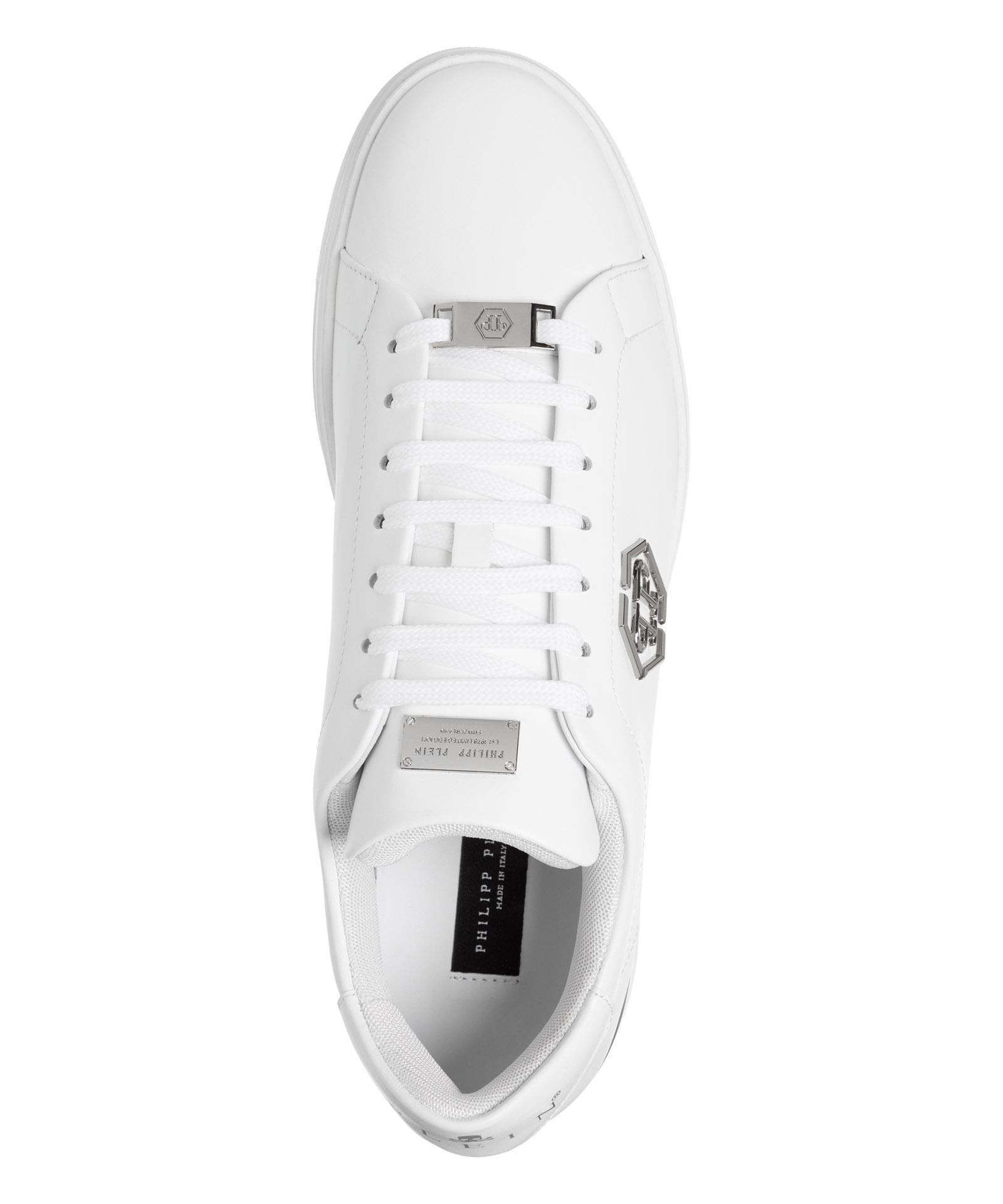 Hexagon Sneakers In White Product Image