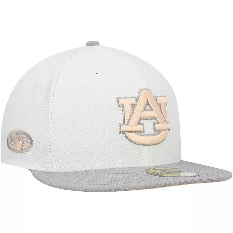 Mens New Era /Gray Auburn Tigers Neutral Apricot 59FIFTY Fitted Hat Product Image