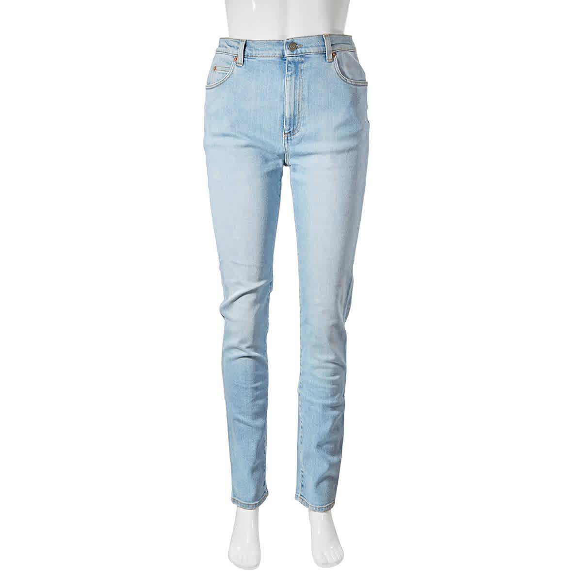 Blue Slim Cut Jeans Product Image