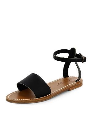 K. Jacques Womens Promethee Ankle Strap Flat Sandals Product Image