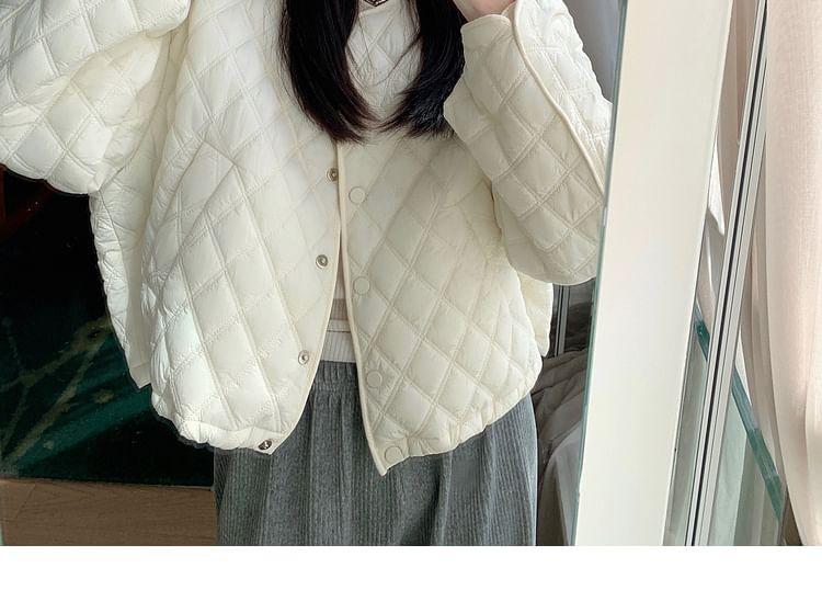 Button-Up Puffer Jacket Product Image