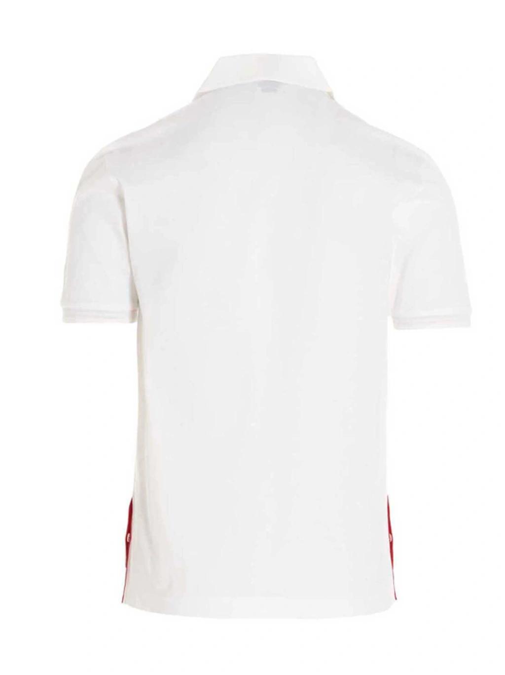 Rwb Pocket Trim Polo Shirt In White Product Image