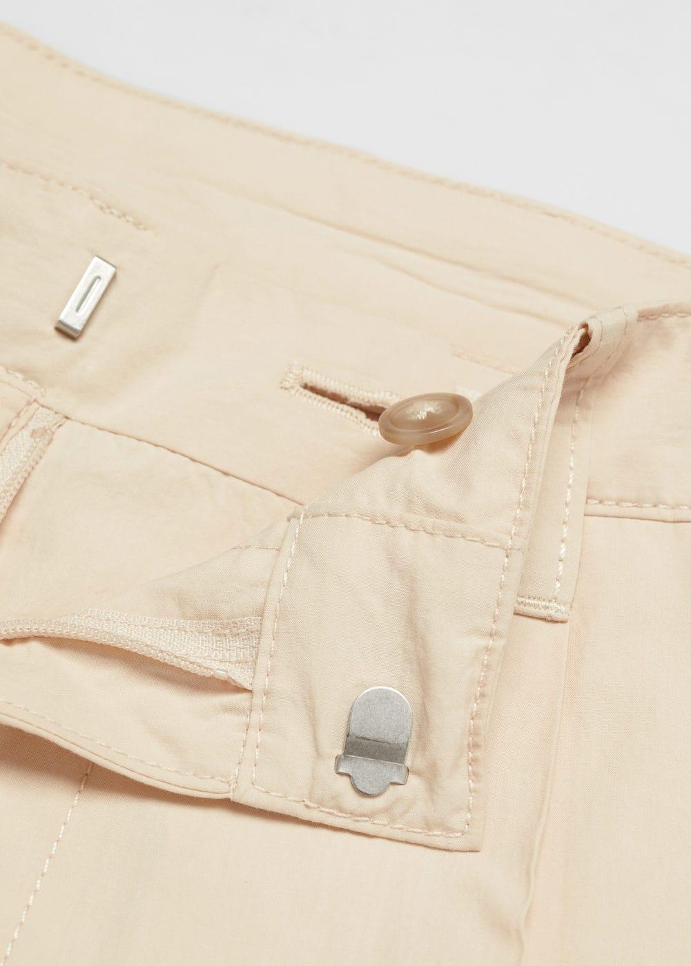 Mango Mens 100% Slim-Fit Cotton Pants Product Image