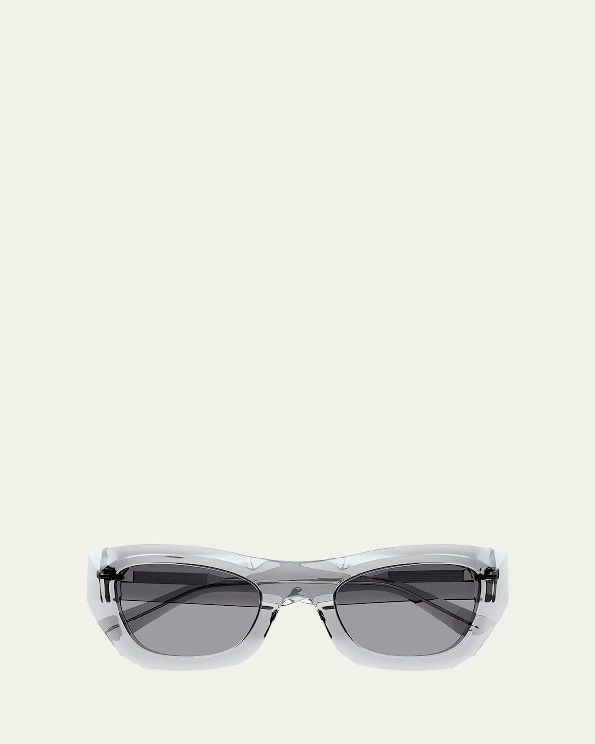 Bottega Veneta Edgy Sunglasses in Neutral Product Image