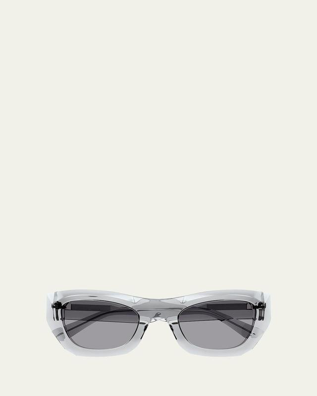 Bottega Veneta Edgy Sunglasses in Neutral Product Image