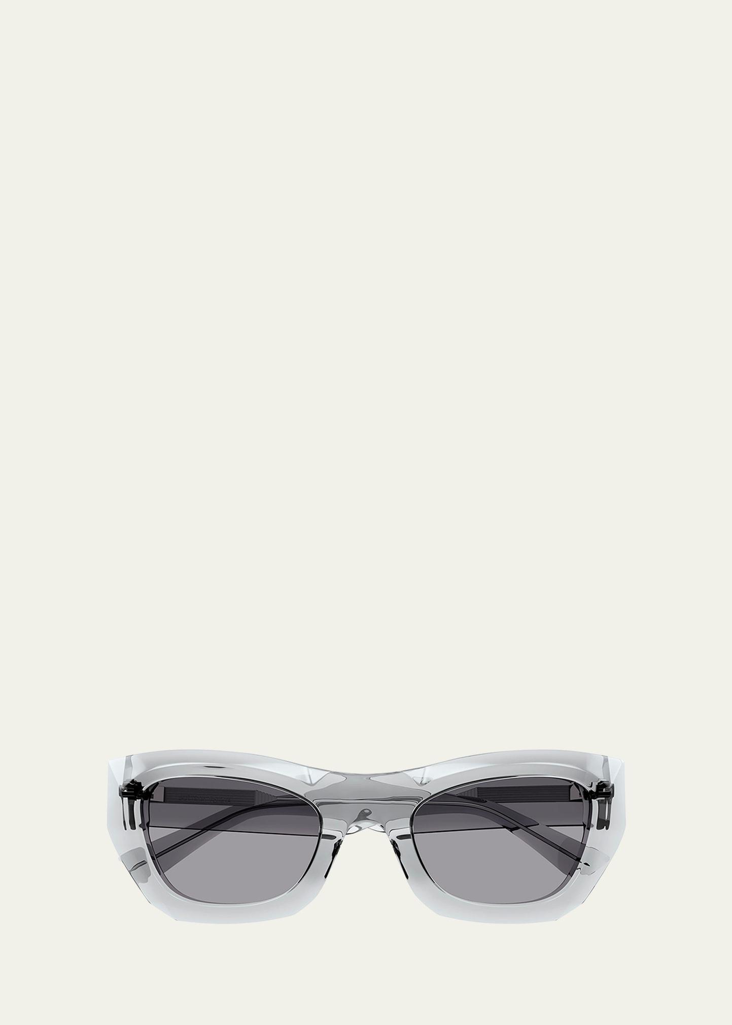 Bottega Veneta Edgy Sunglasses in Neutral Product Image