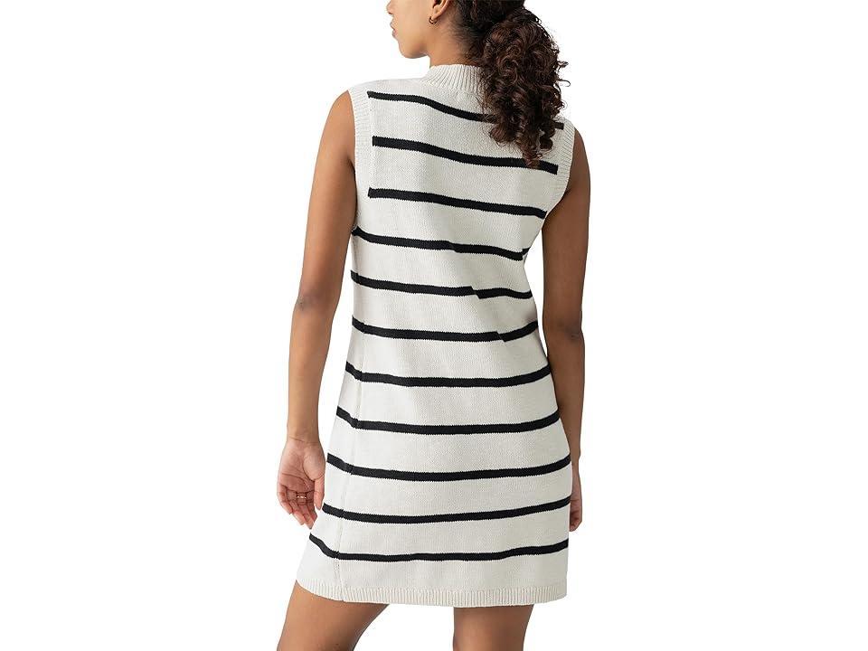 Sanctuary Life Is Easy Sweater Dress (Chalk Stripe) Women's Dress Product Image