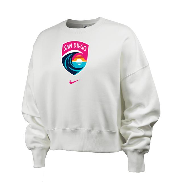 San Diego Wave FC Phoenix Fleece Nike Womens NWSL Crew-Neck Sweatshirt Product Image