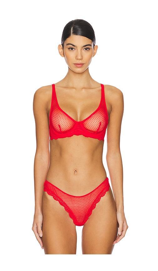 x Intimately FP Mid Week Underwire Bra In Fiery Red Product Image