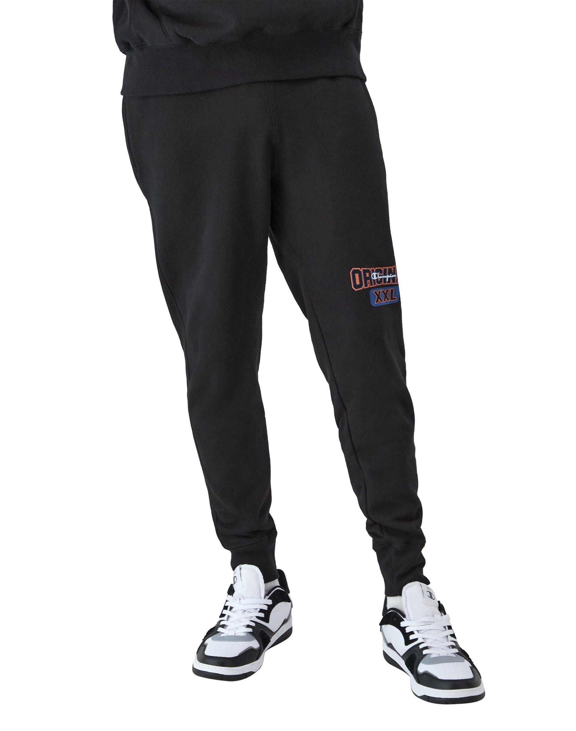 Mens Champion Reverse Weave Joggers, Original XXL, 30.5 Black L product image