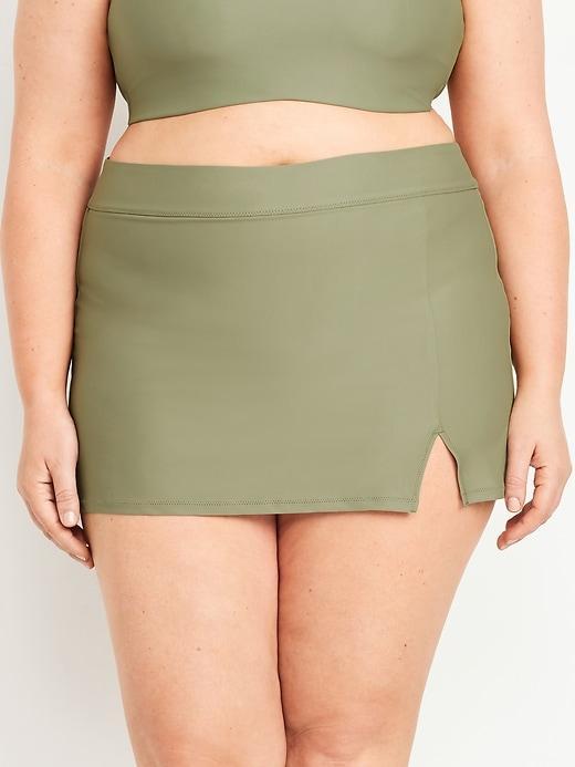 High-Waisted Swim Skirt Product Image