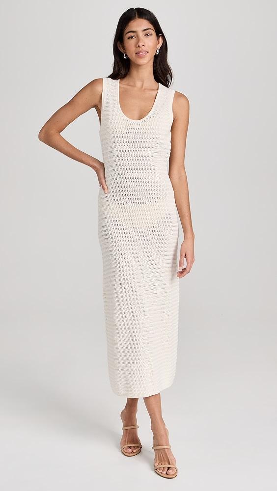 LE JEAN Crochet Midi Dress | Shopbop product image