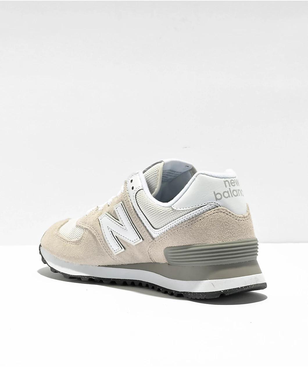 New Balance Lifestyle 574 Nimbus Cloud & White Shoes Product Image