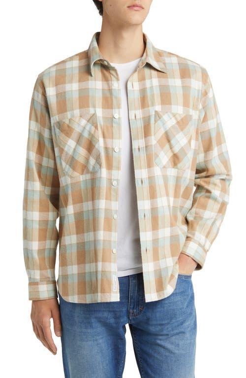 Mens Checked Button-Front Shirt Product Image