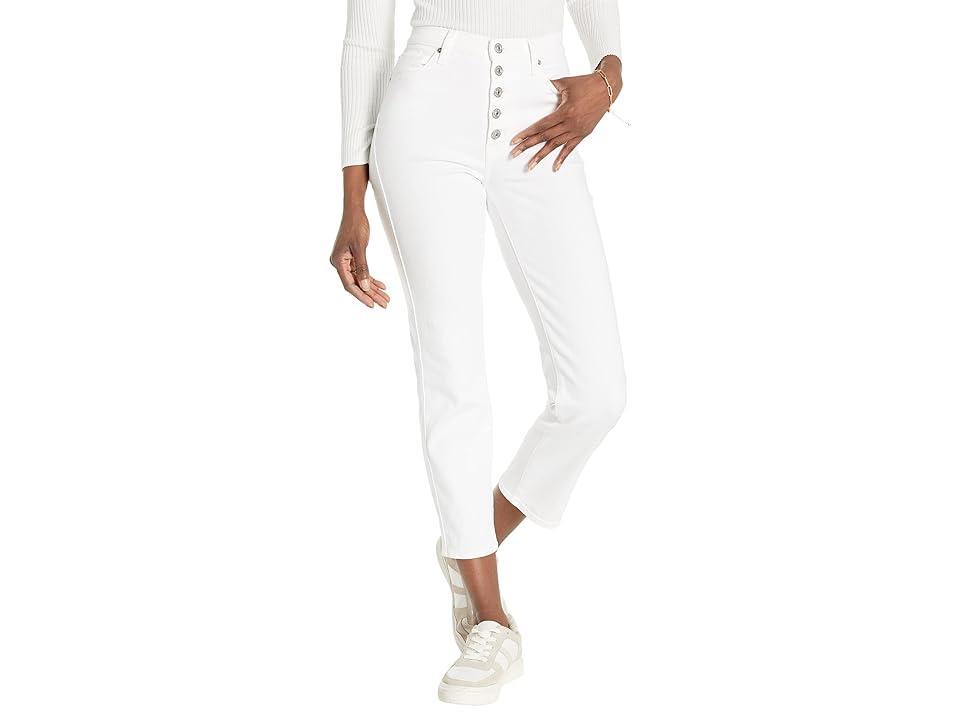 7 For All Mankind High-Waist Cropped Straight in Luxe Vintage Soleil (Luxe Vintage Soleil) Women's Jeans Product Image