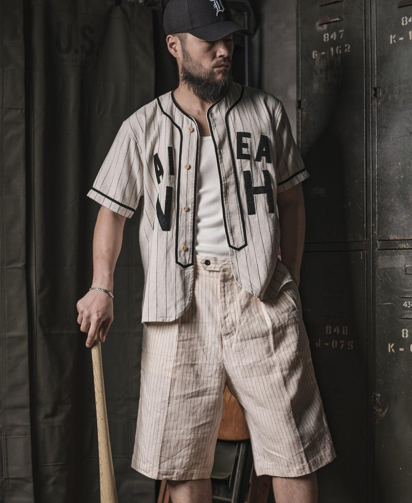 WWII Military Baseball Shirt - AIEA NH Product Image