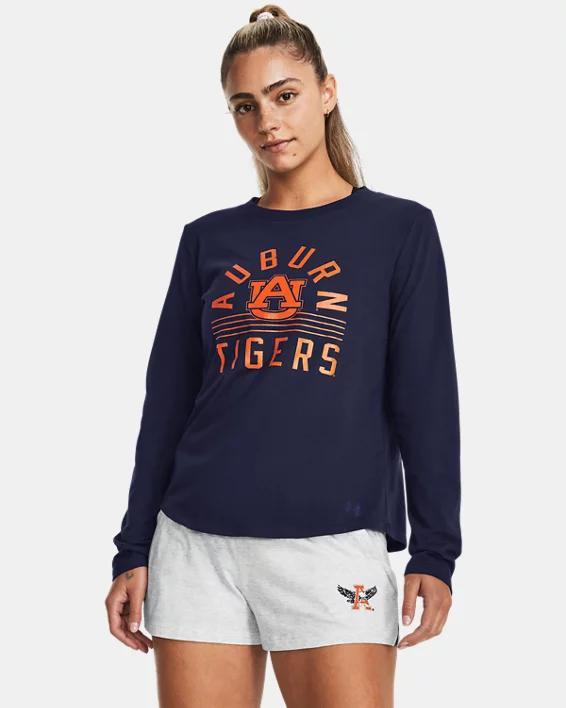 Women's UA Performance Cotton Collegiate Long Sleeve Product Image