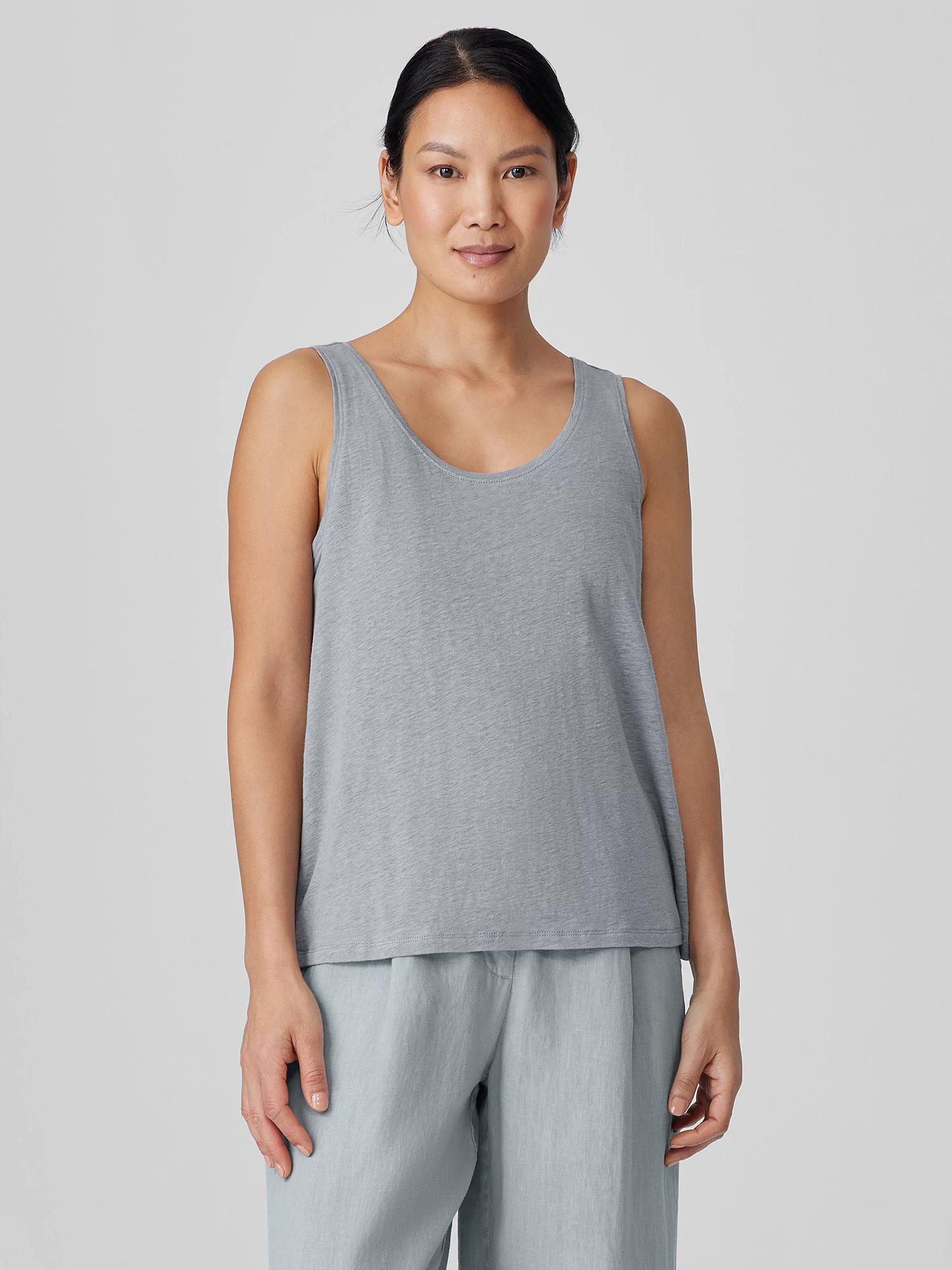 EILEEN FISHER Organic Linen Jersey Tankfemale product image