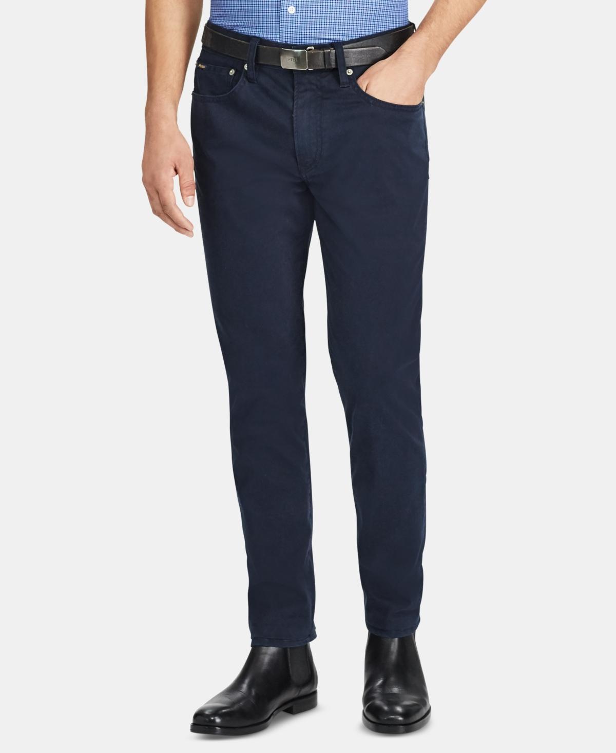 Polo Ralph Lauren Varick Slim-Fit Sateen Stretch Pants Product Image