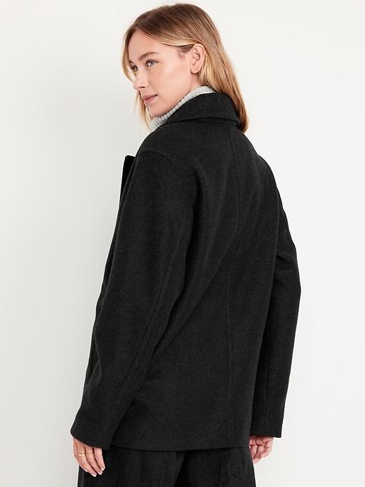 Double-Breasted Pea Coat Product Image