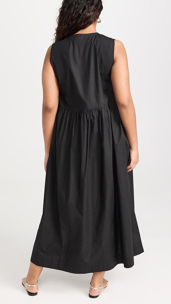 GANNI Cotton Poplin Midi Dress | Shopbop Product Image