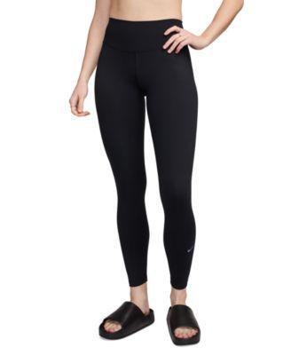 Nike Womens One High-Waisted Full-Length Leggings black product image