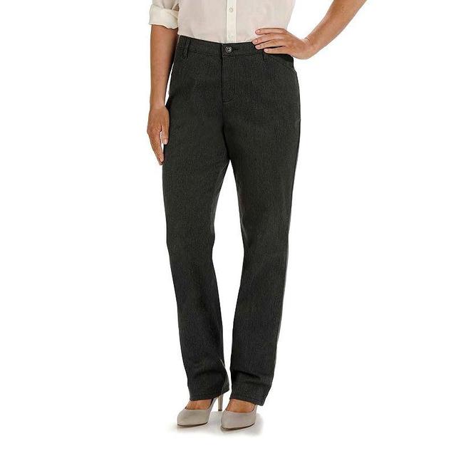 Womens Lee Relaxed Fit Straight-Leg Twill Pants Grey Heather Product Image