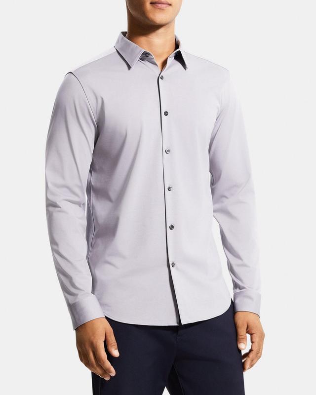 Tailored Shirt in Structure Knit Product Image