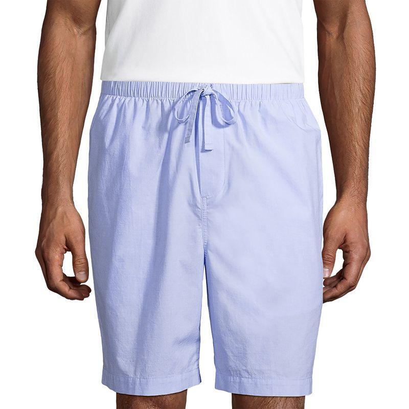 Big & Tall Lands End Poplin Pajama Shorts, Mens Product Image