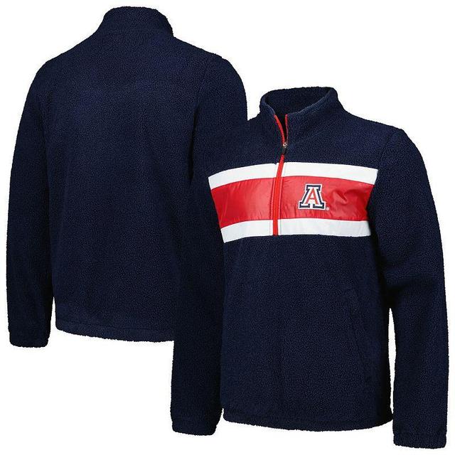 Mens G-III Sports by Carl Banks Arizona Wildcats Pinch Runner Half-Zip Top Blue Product Image